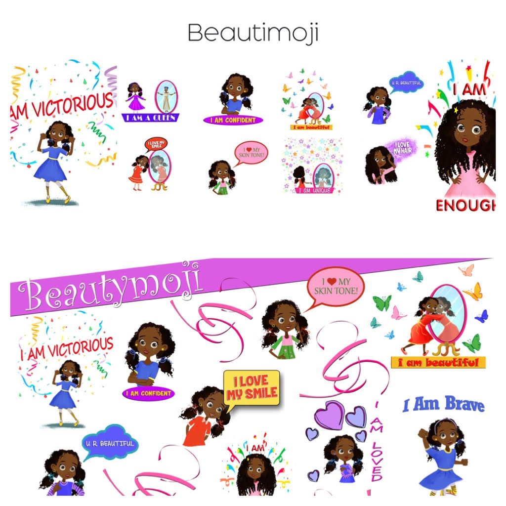multicultural emoji/sticker pack