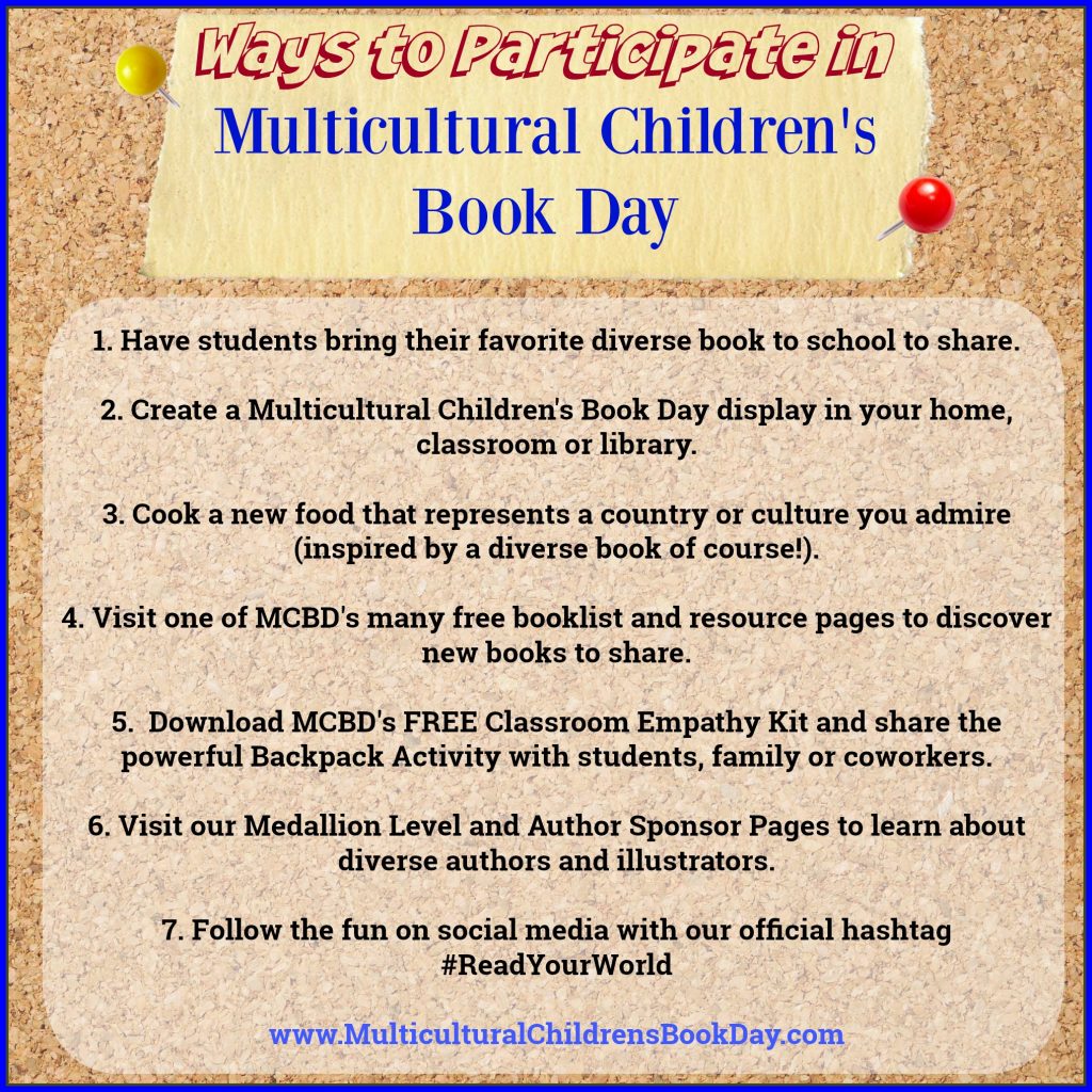 Ways to Participate in Multicultural Children's Book Day