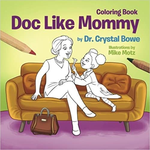 Doc like mommy coloring book
