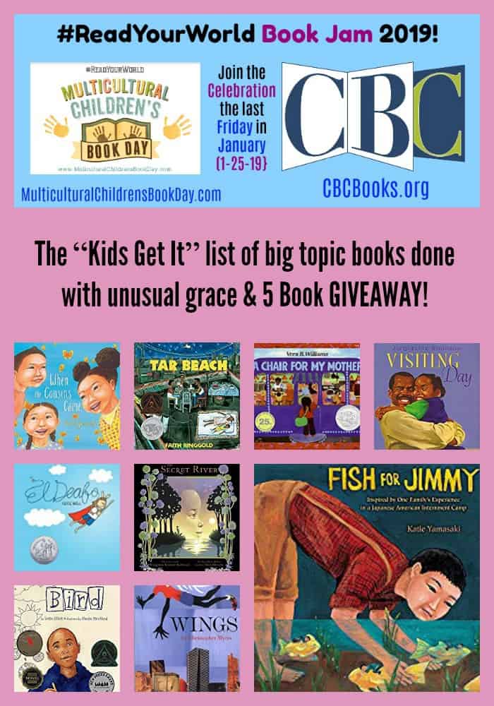 The “Kids Get It” list of big topic books done with unusual grace & 5 Book GIVEAWAY!