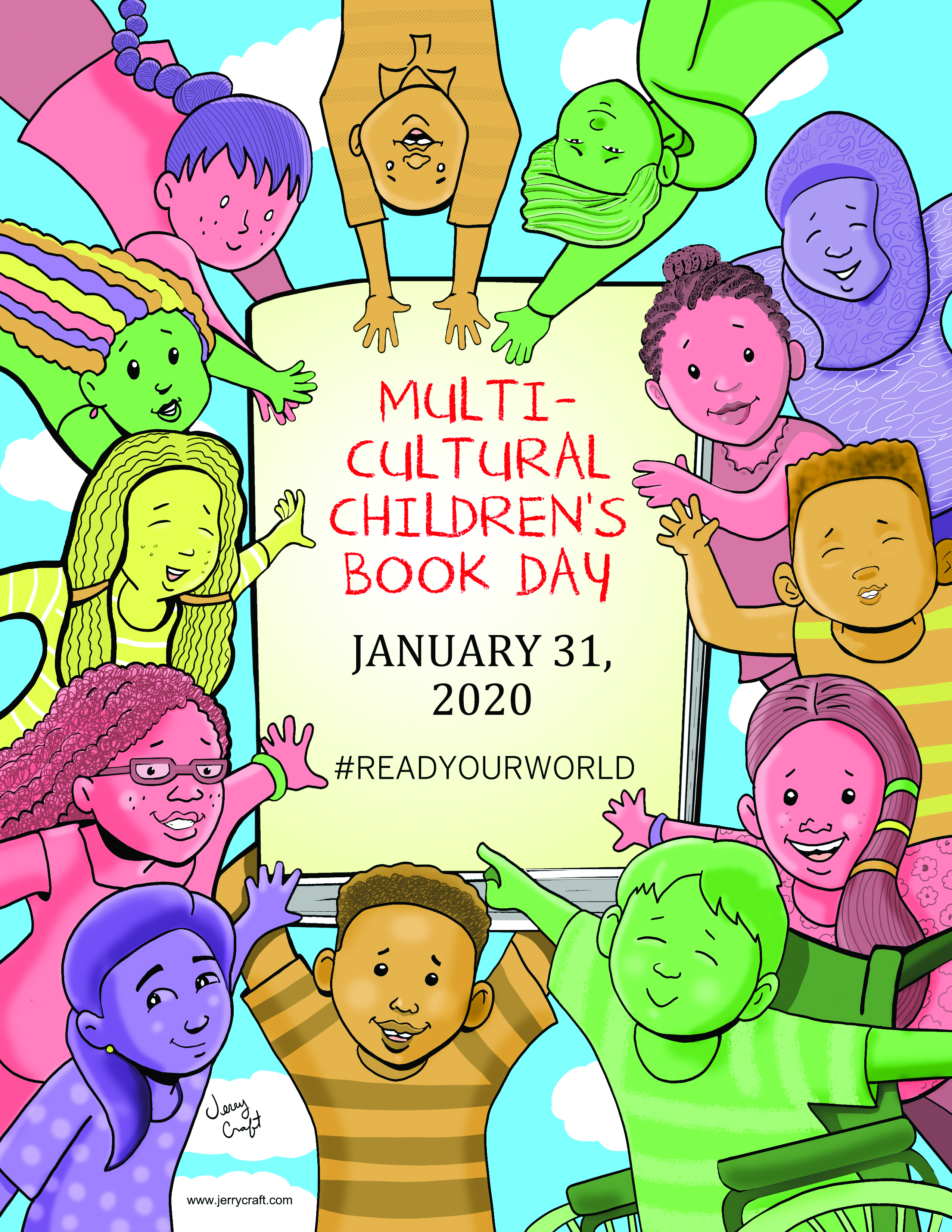 Multicultural Children's Book Day Official 2020 Poster